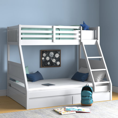 Isabelle & Max Thomson Single (3') Solid Wood Triple Sleeper Bunk Bed